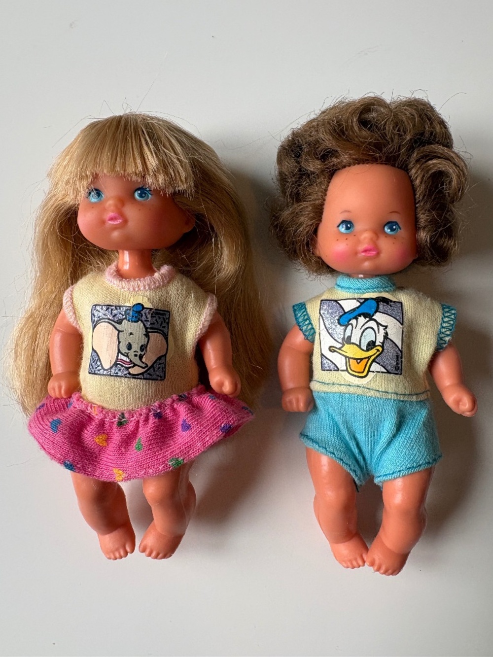 Vintage The Heart Family Visits Disneyland Park 7250 Twin Dolls - Barbie Friends